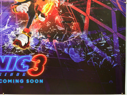 Sonic The Hedgehog 3 (Bottom Right) Cinema Quad Movie Poster 