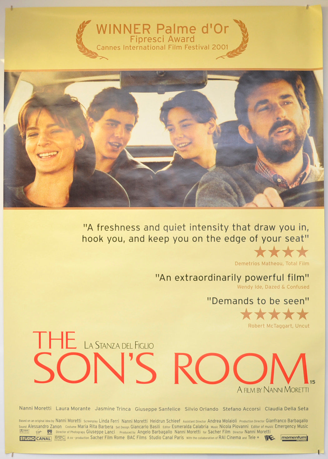 The Son's Room  (a.k.a. La stanza del figlio)  Original British 4 Sheet Poster  - Film Poster - Movie Poster