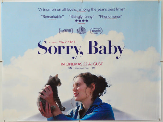Sorry, Baby - Original Quad Poster - Film Poster - Movie Poster