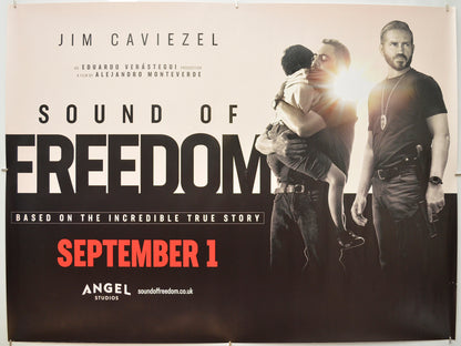 Sound Of Freedom Original Quad Poster - Film Poster - Movie Poster