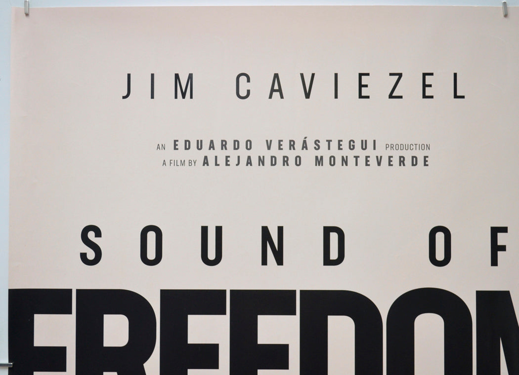 SOUND OF FREEDOM (Top Left) Cinema Quad Movie Poster 