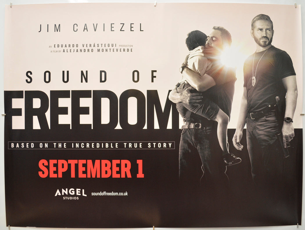 Sound Of Freedom Original Quad Poster - Film Poster - Movie Poster