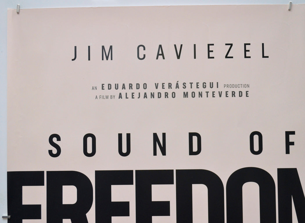 SOUND OF FREEDOM (Top Left) Cinema Quad Movie Poster 