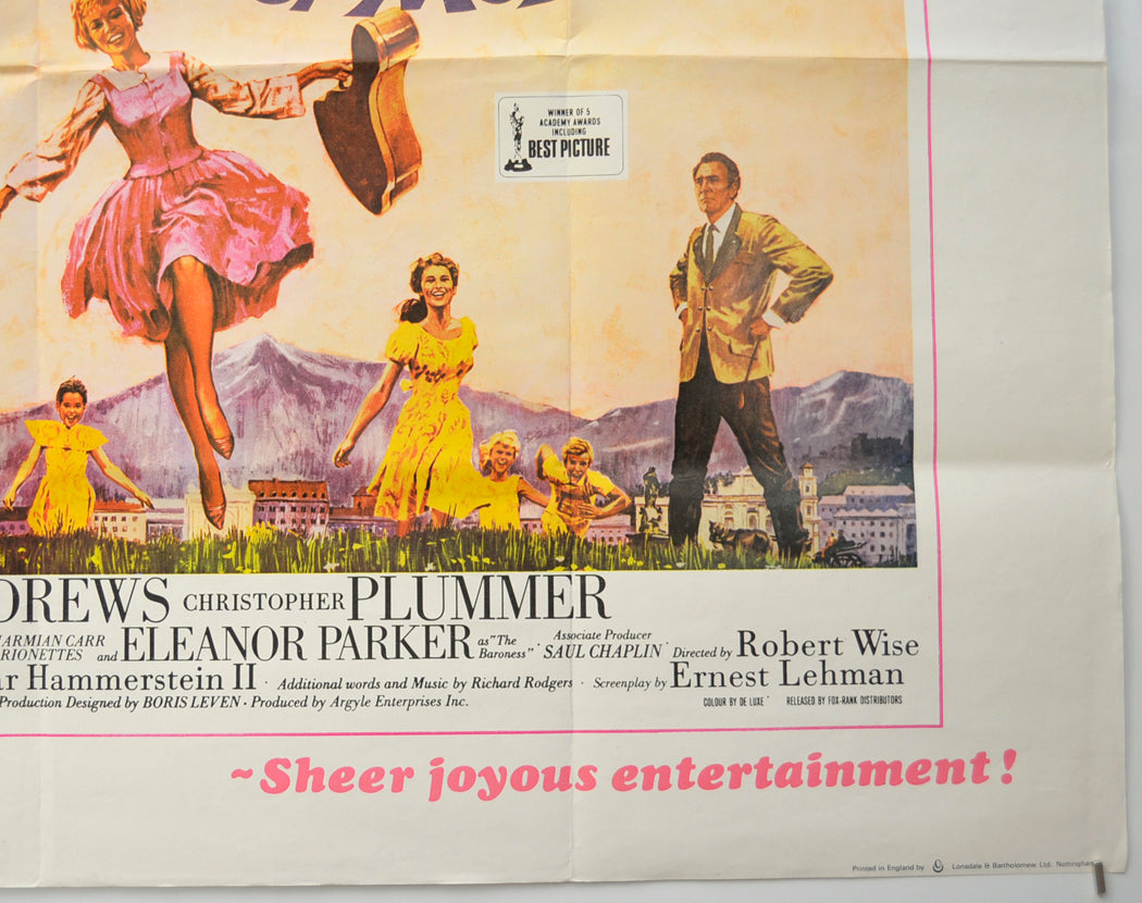 THE SOUND OF MUSIC (Bottom Right) Cinema Quad Movie Poster 