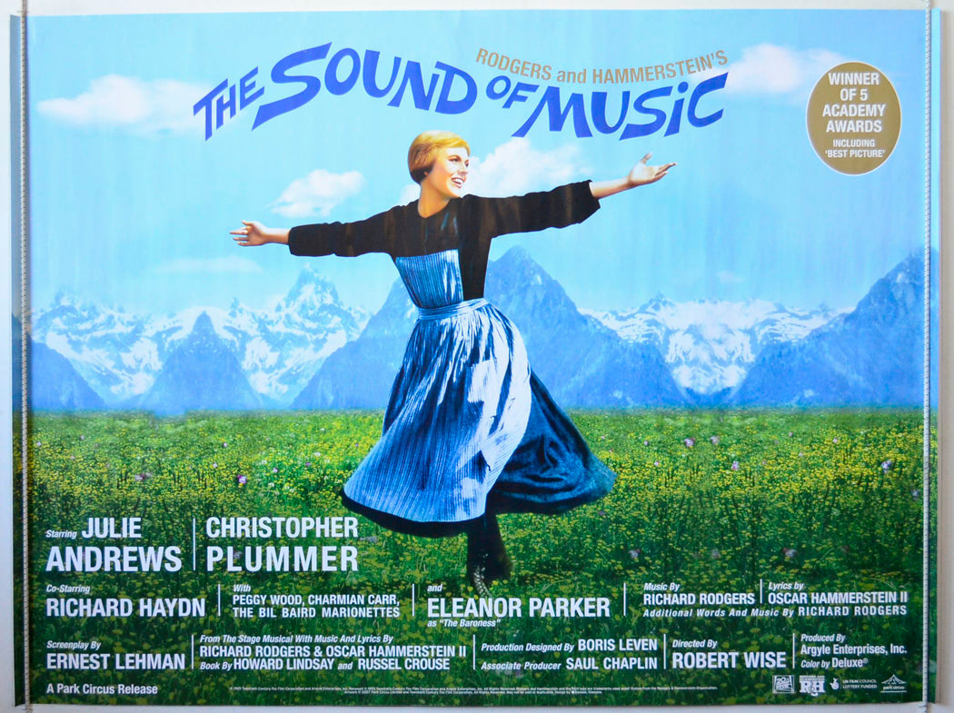 The Sound Of Music Original British Quad Poster - Movie Poster