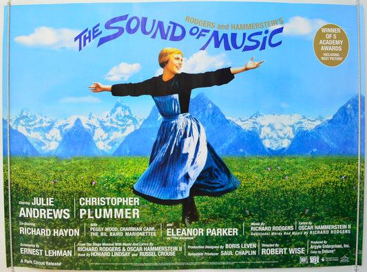 The Sound Of Music  (2007 Park Circus re-release Poster)   Original British Quad Poster - Film Poster - Movie Poster 