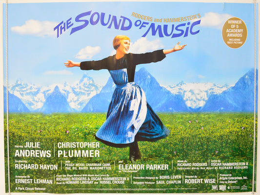 The Sound Of Music  (2007 Park Circus re-release Poster)   Original Quad Poster - Film Poster - Movie Poster  