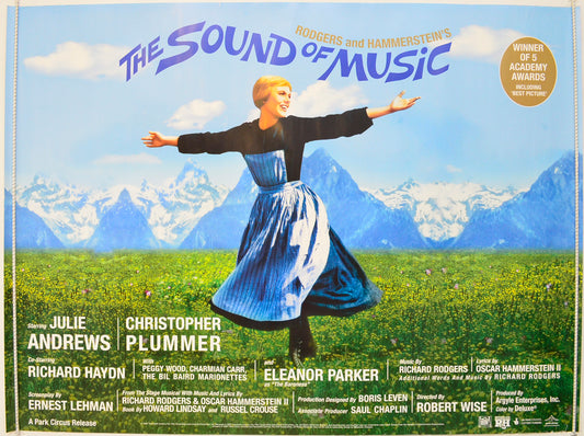 The Sound Of Music  (2007 Park Circus re-release Poster)   Original Quad Poster - Film Poster - Movie Poster  