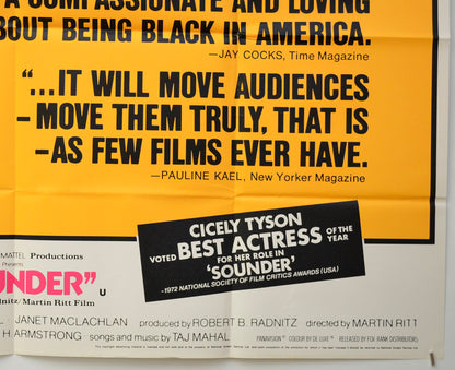 SOUNDER (Bottom Right) Cinema Quad Movie Poster 