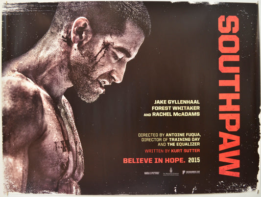 Southpaw  (Teaser / Advance Version)   Original Quad Poster - Film Poster - Movie Poster