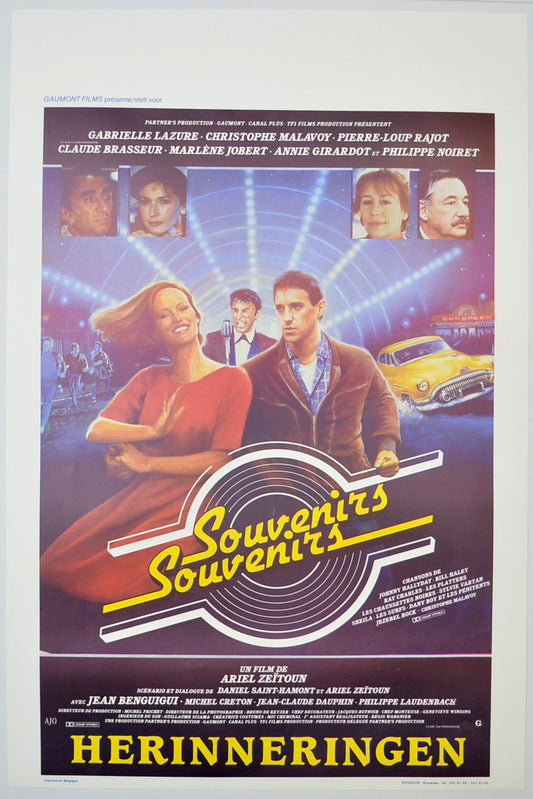 Souvenirs Souvenirs Original Belgian Poster - Film Poster - Movie Poster