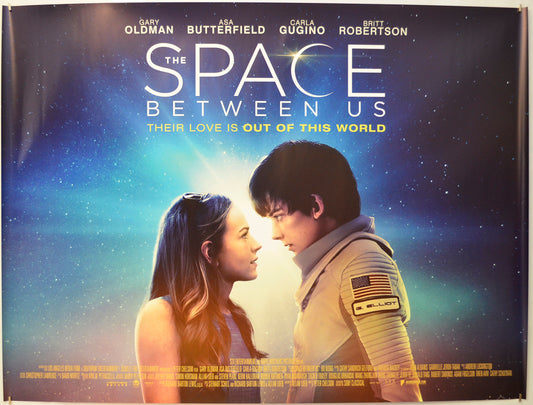 The Space Between Us Original Quad Poster - Film Poster - Movie Poster