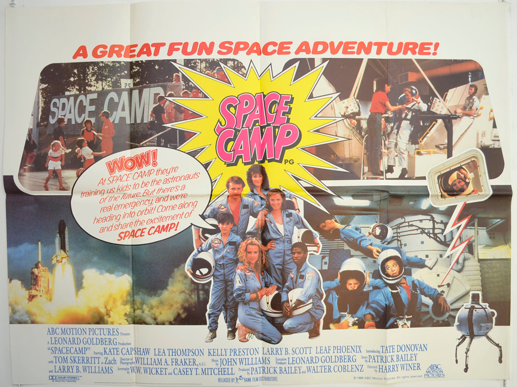 Space Camp  Original British Quad Poster - Film Poster - Movie Poster 