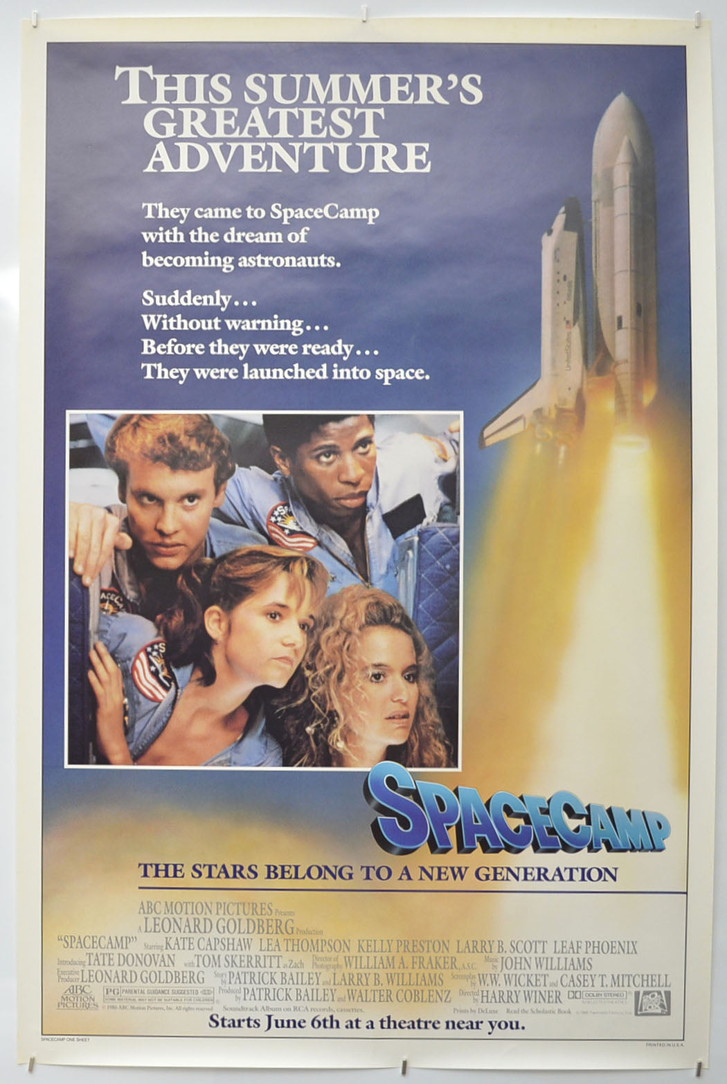 Space Camp Original One Sheet Poster - Film Poster - Movie Poster