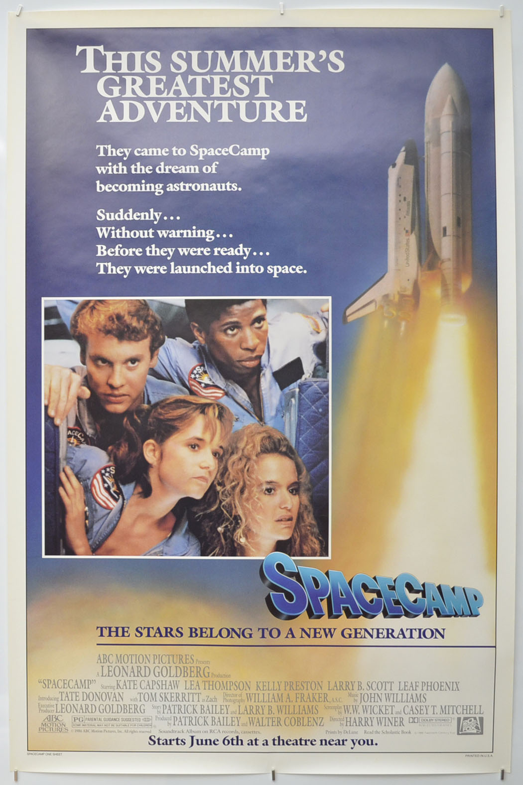 Space Camp Original One Sheet Poster - Film Poster - Movie Poster