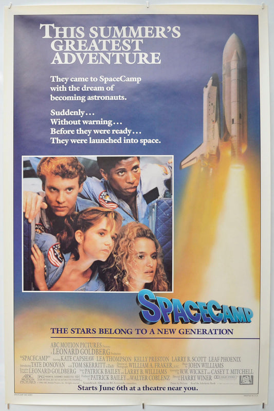 Space Camp Original One Sheet Poster - Film Poster - Movie Poster