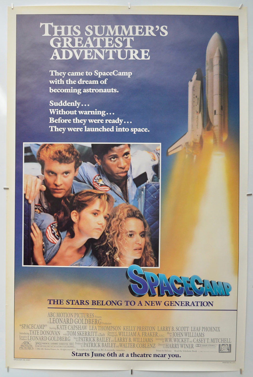 Space Camp - Original One Sheet Poster - Film Poster - Movie Poster