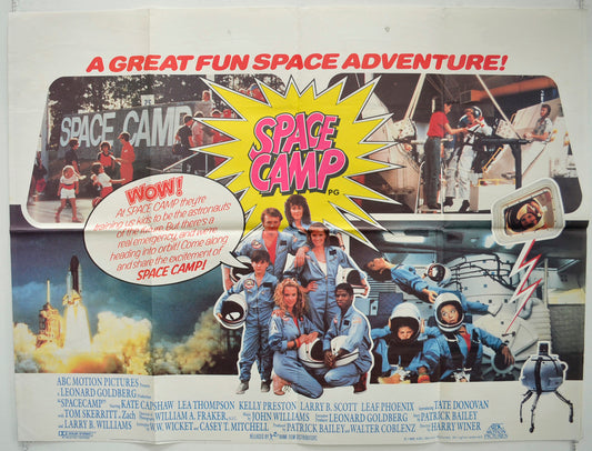 Space Camp  Original British Quad Poster - Film Poster - Movie Poster 