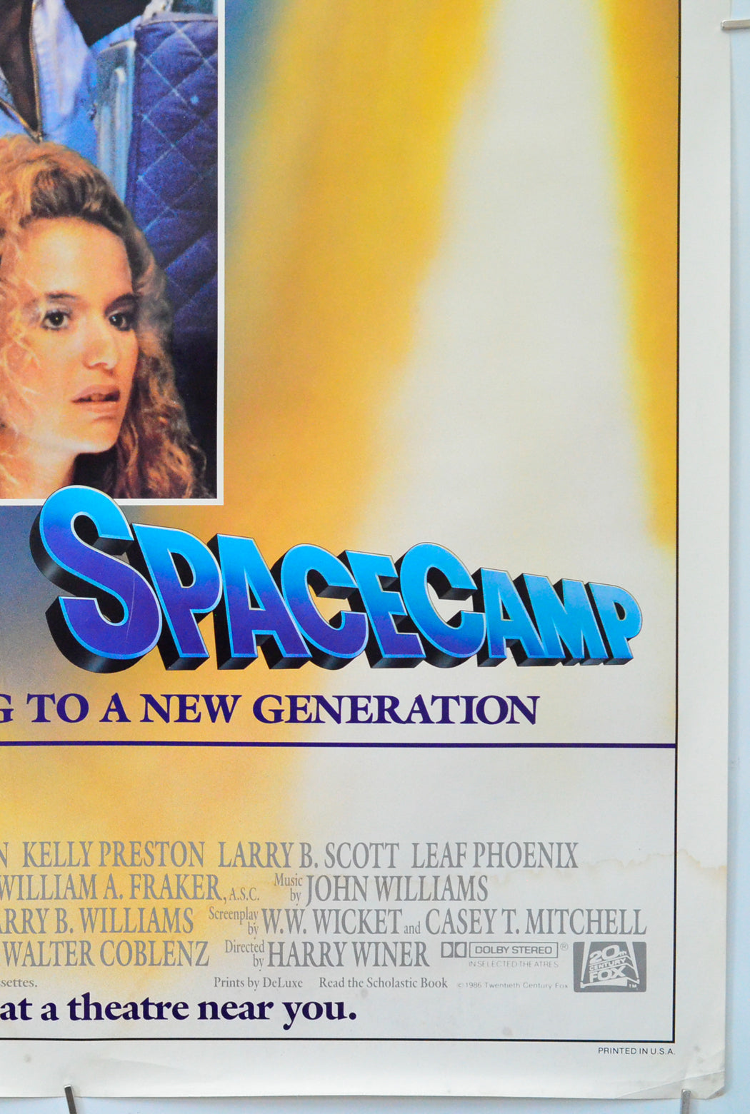 Space Camp (Bottom Right) Cinema One Sheet Movie Poster 