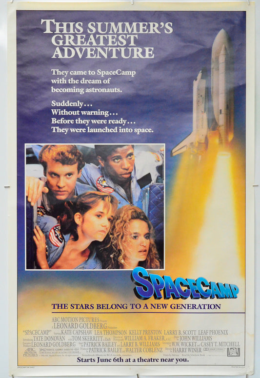 Space Camp - Original One Sheet Poster - Film Poster - Movie Poster 