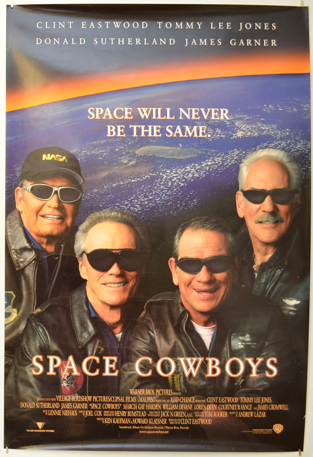 Space Cowboys Original One Sheet Poster - Film Poster - Movie Poster  