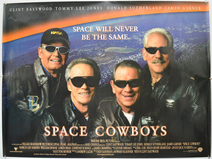 Space Cowboys - Original Quad Poster - Film Poster - Movie Poster