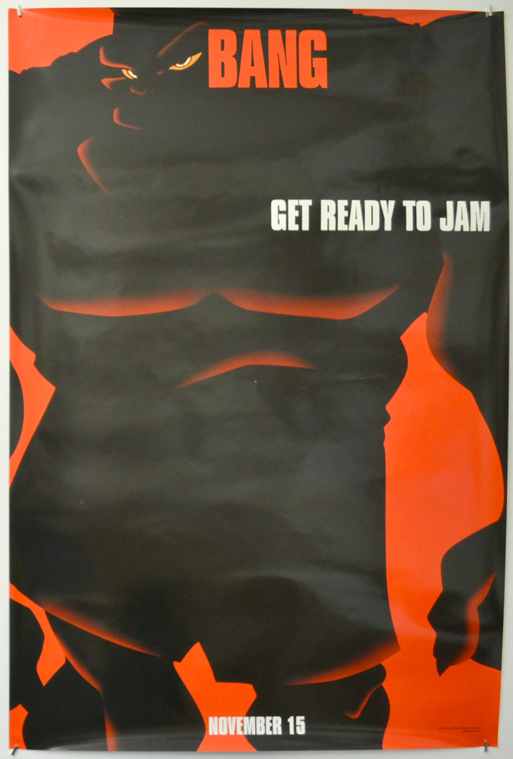 Space Jam  (Bang - Teaser / Advance Version) Original One Sheet Poster - Film Poster - Movie Poster