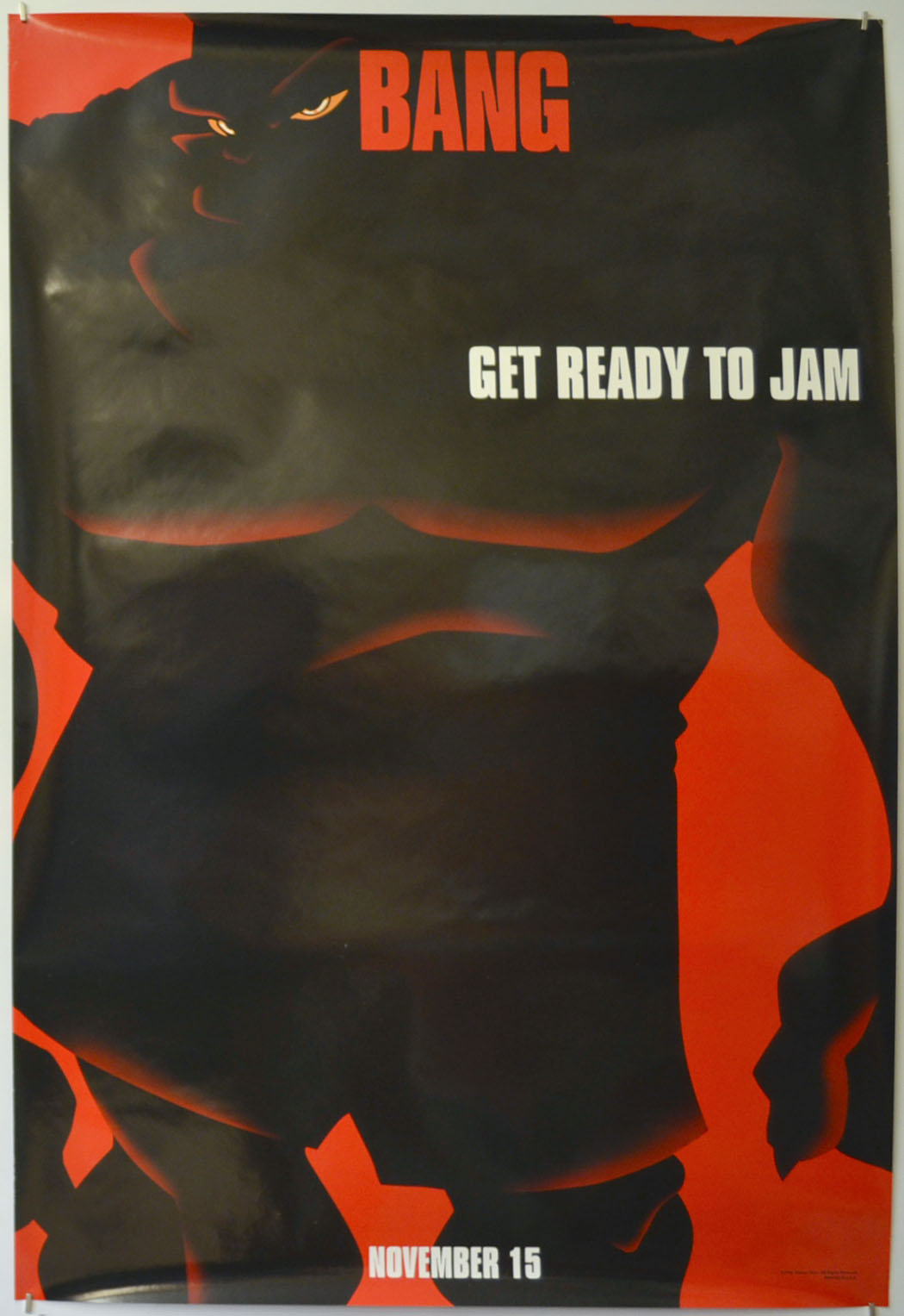 Space Jam (Bang - Teaser / Advance Version) Original One Sheet Poster - Film Poster - Movie Poster