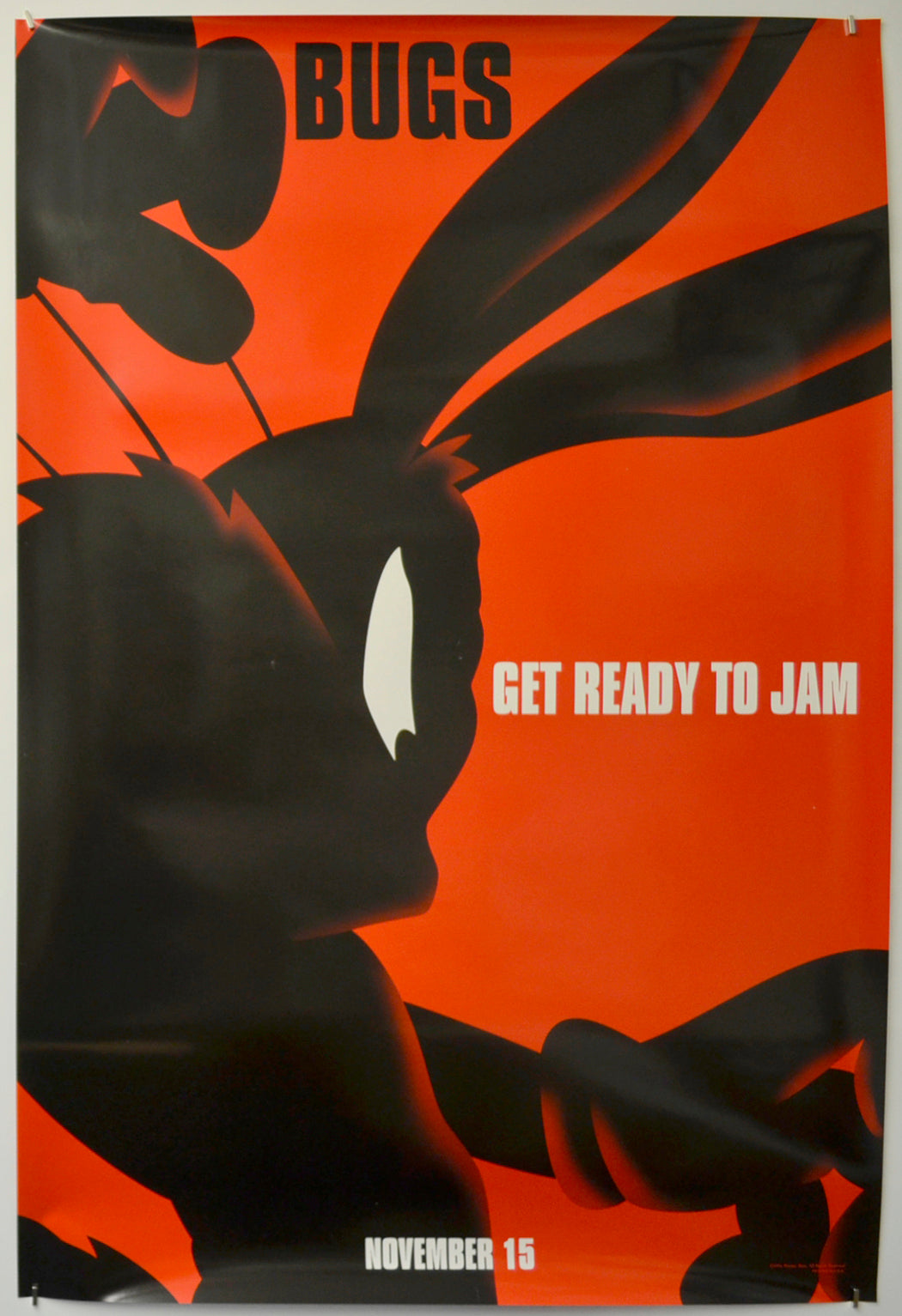 Space Jam  (Bugs - Teaser / Advance Version) Original One Sheet Poster - Film Poster - Movie Poster