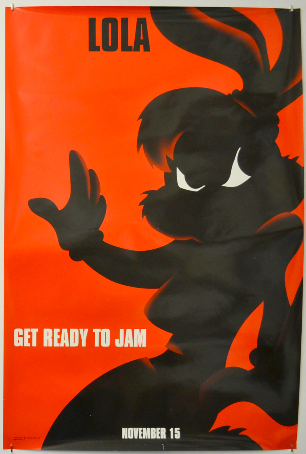 Space Jam  (Lola - Teaser / Advance Version) Original One Sheet Poster - Film Poster - Movie Poster