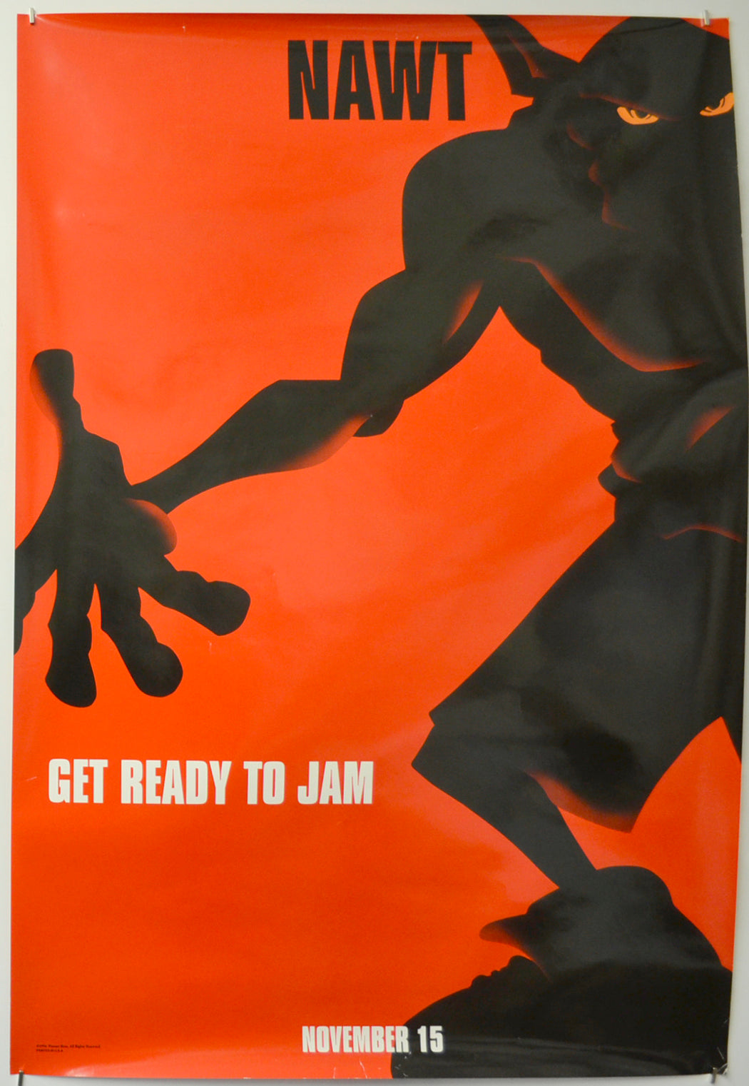 Space Jam  (Nawt - Teaser / Advance Version) Original One Sheet Poster - Film Poster - Movie Poster