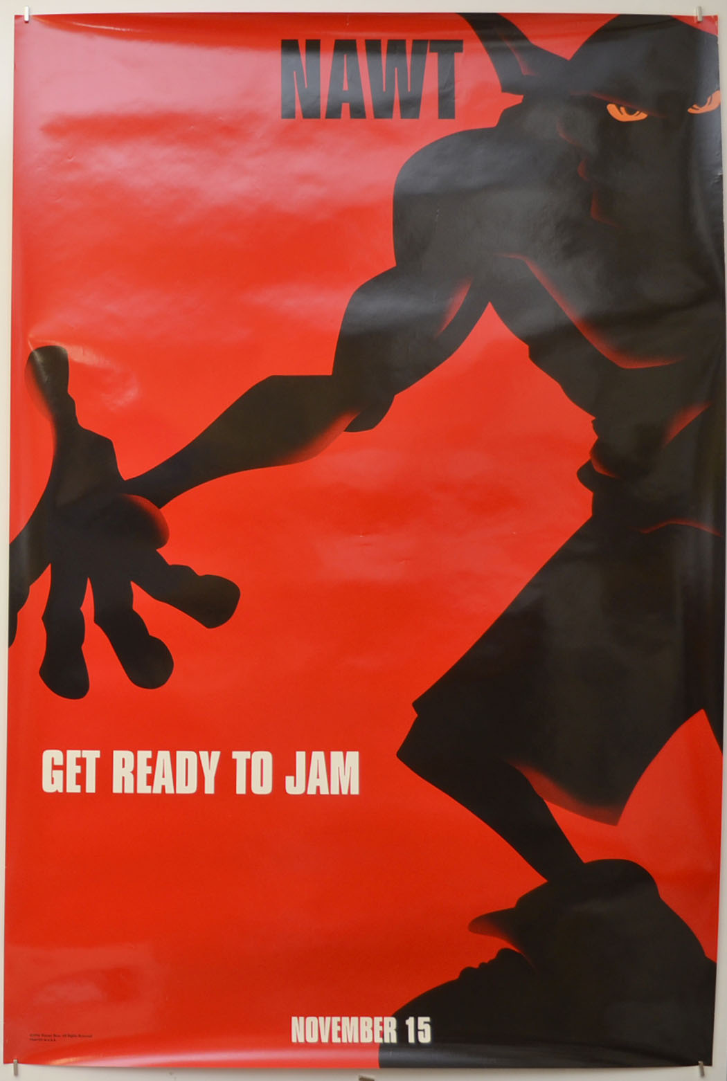 Space Jam (Nawt - Teaser / Advance Version) Original One Sheet Poster - Film Poster - Movie Poster