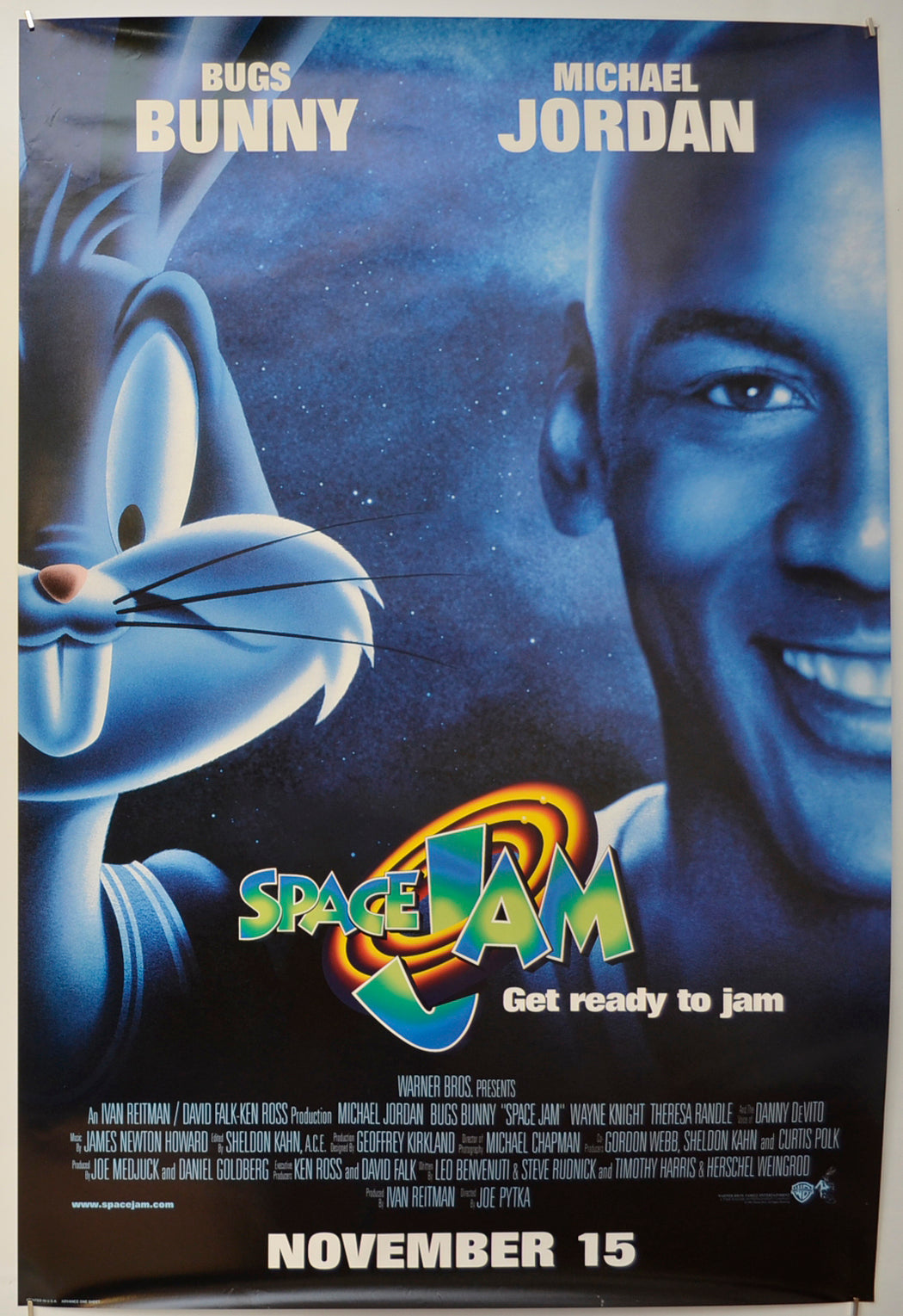 Space Jam Original One Sheet Poster - Film Poster - Movie Poster  