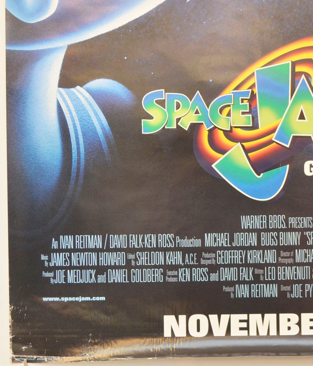 SPACE JAM (Bottom Left) Cinema One Sheet Movie Poster 