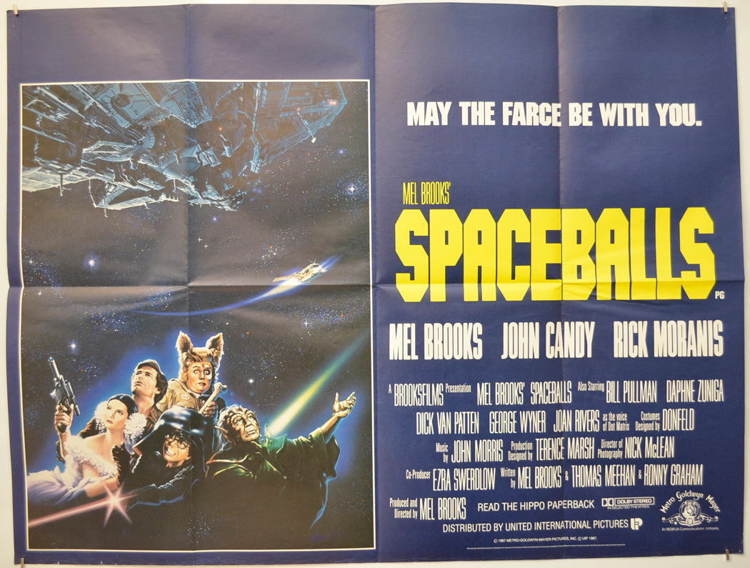 Spaceballs  Original Quad Poster - Film Poster - Movie Poster