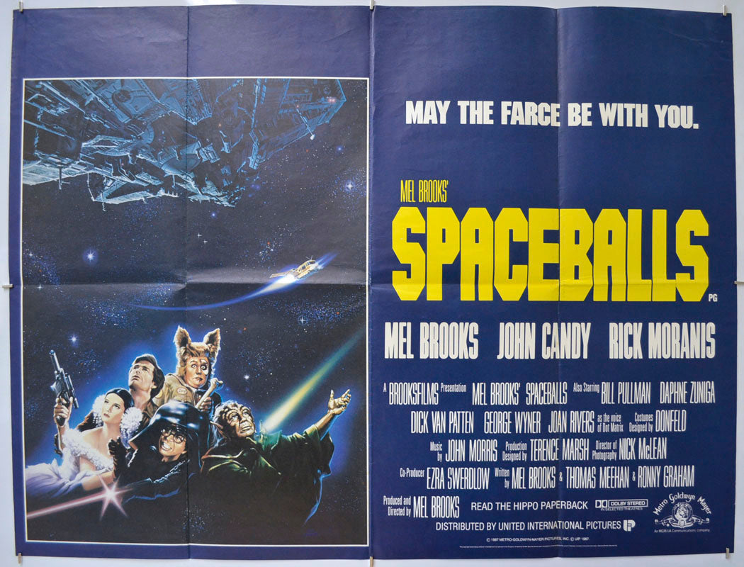 Spaceballs  Original Quad Poster - Film Poster - Movie Poster