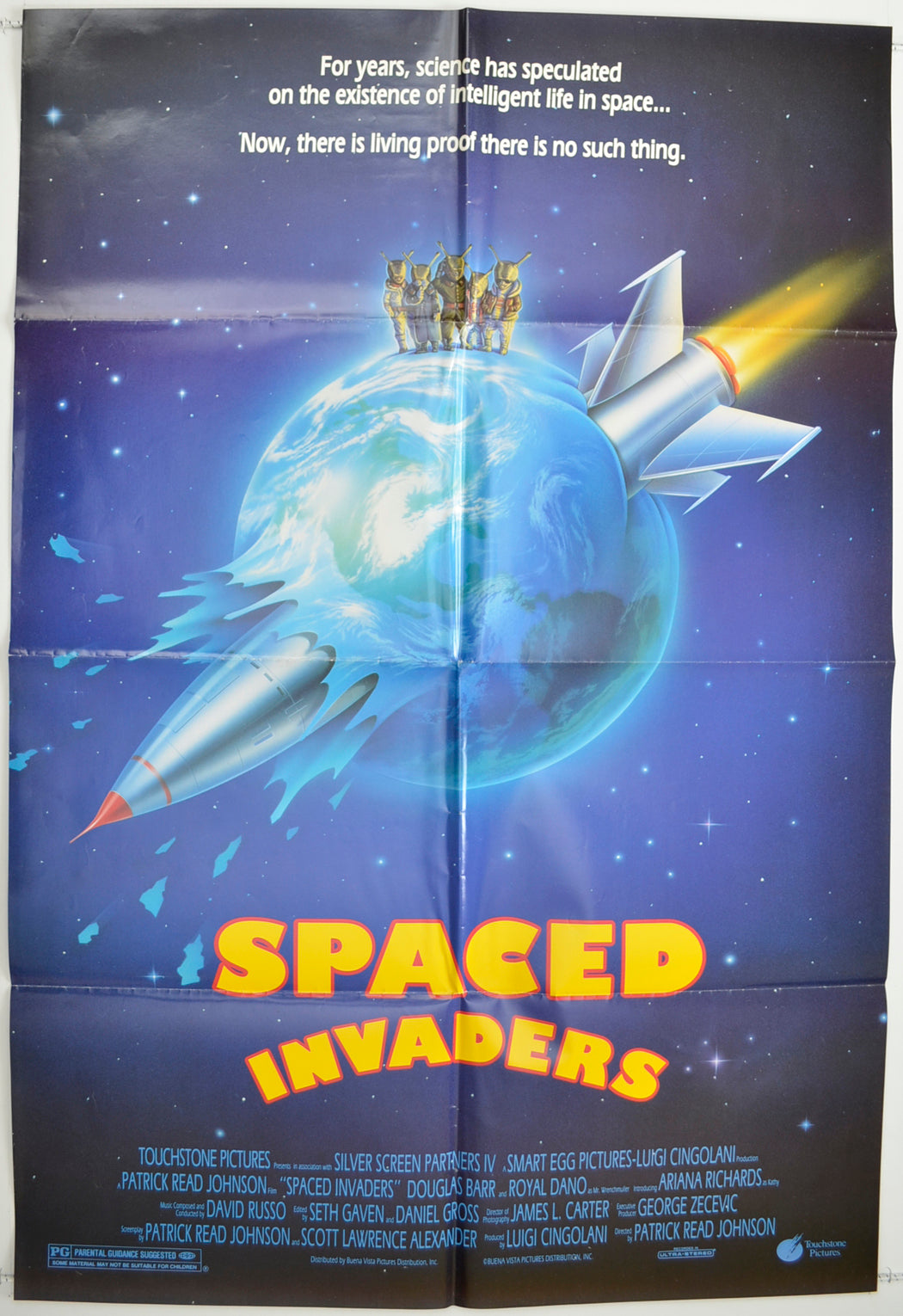 Spaced Invaders  Original One Sheet Poster - Film Poster - Movie Poster 