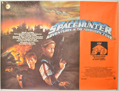 Spacehunter : Adventures In The Forbidden Zone Original Quad Poster - Film Poster - Movie Poster