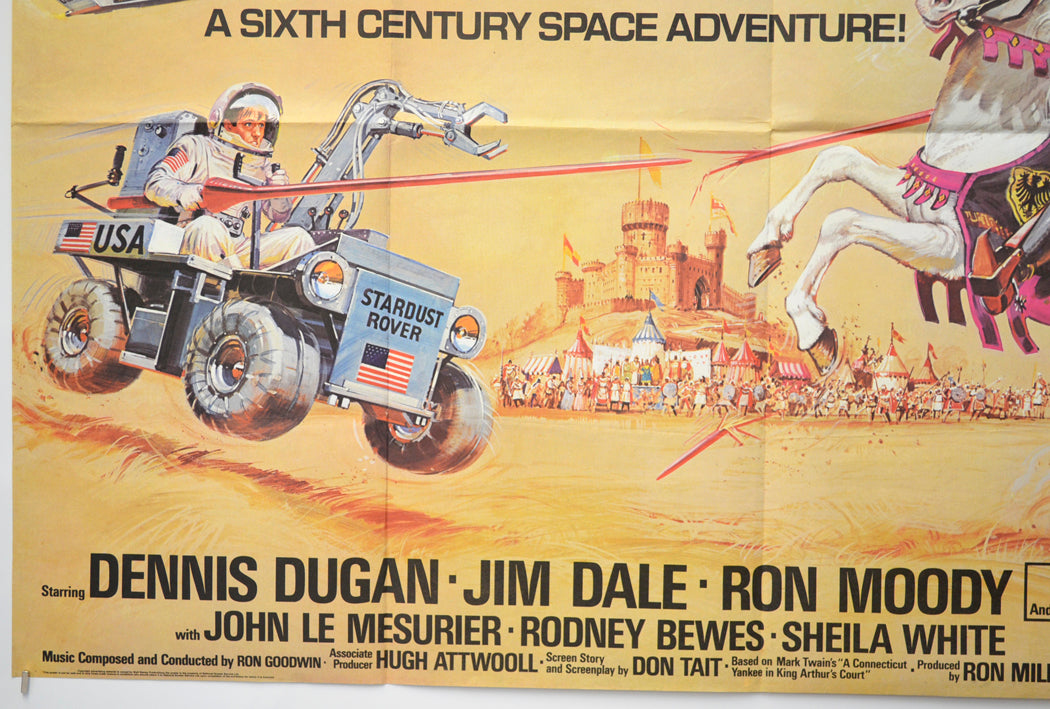 THE SPACEMAN AND KING ARTHUR (Bottom Left) Cinema Quad Movie Poster 