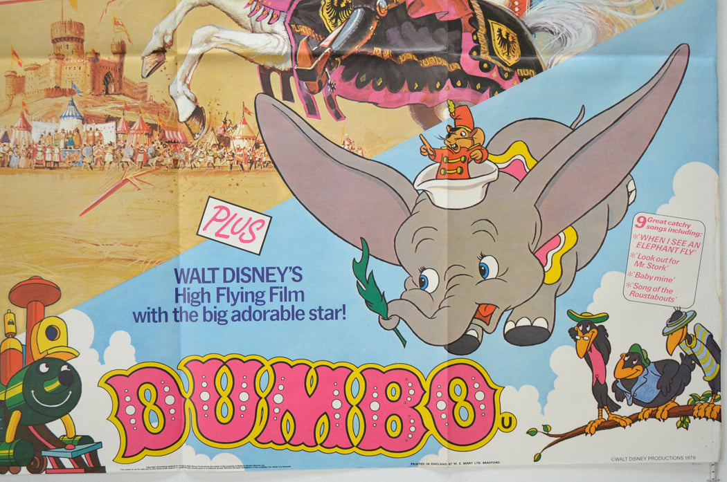 THE SPACEMAN AND KING ARTHUR / DUMBO (Bottom Right) Cinema Quad Movie Poster 