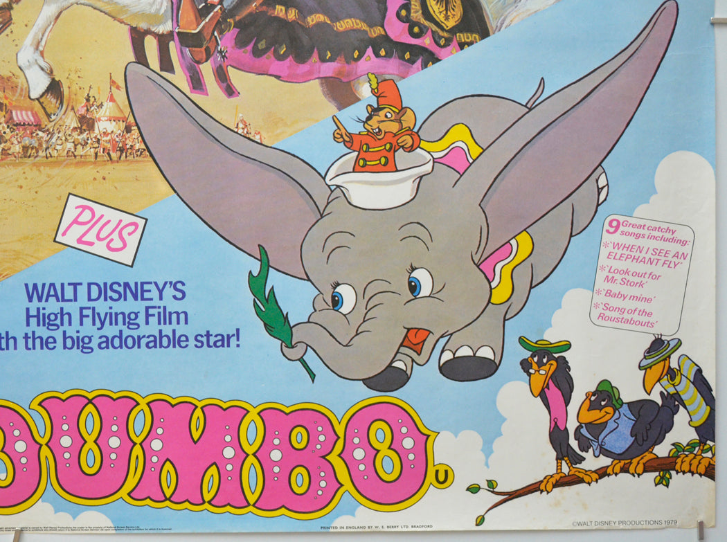 SPACEMAN AND KING ARTHUR / DUMBO (Bottom Right) Cinema Quad Movie Poster 