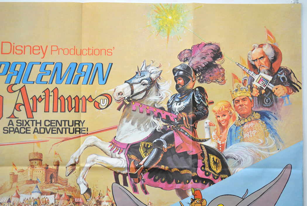 THE SPACEMAN AND KING ARTHUR / DUMBO (Top Right) Cinema Quad Movie Poster 