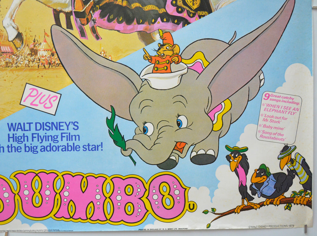 SPACEMAN AND KING ARTHUR / DUMBO (Bottom Right) Cinema Quad Movie Poster 