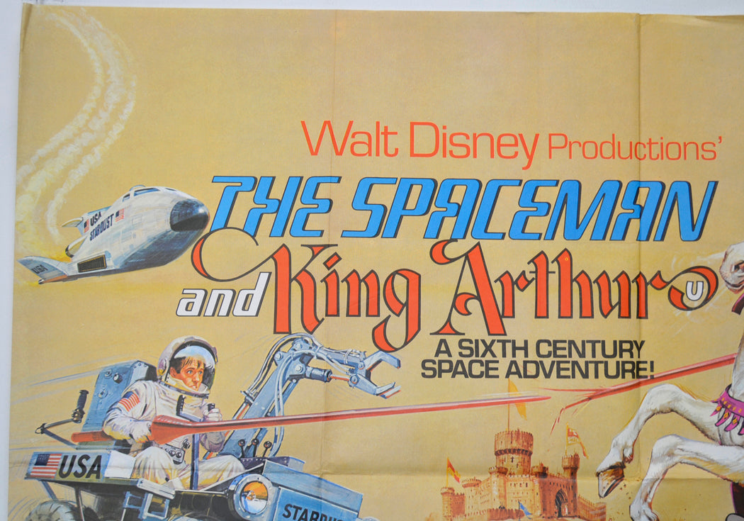 THE SPACEMAN AND KING ARTHUR / DUMBO (Top Left) Cinema Quad Movie Poster 