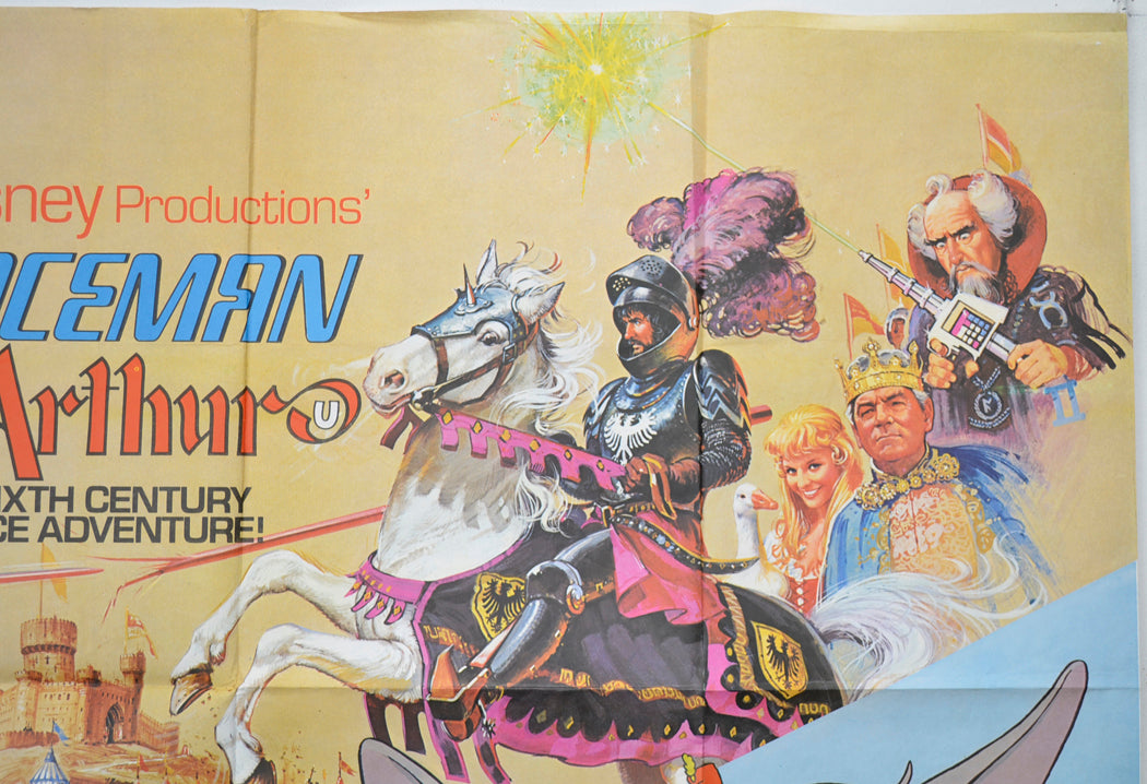 THE SPACEMAN AND KING ARTHUR / DUMBO (Top Right) Cinema Quad Movie Poster 