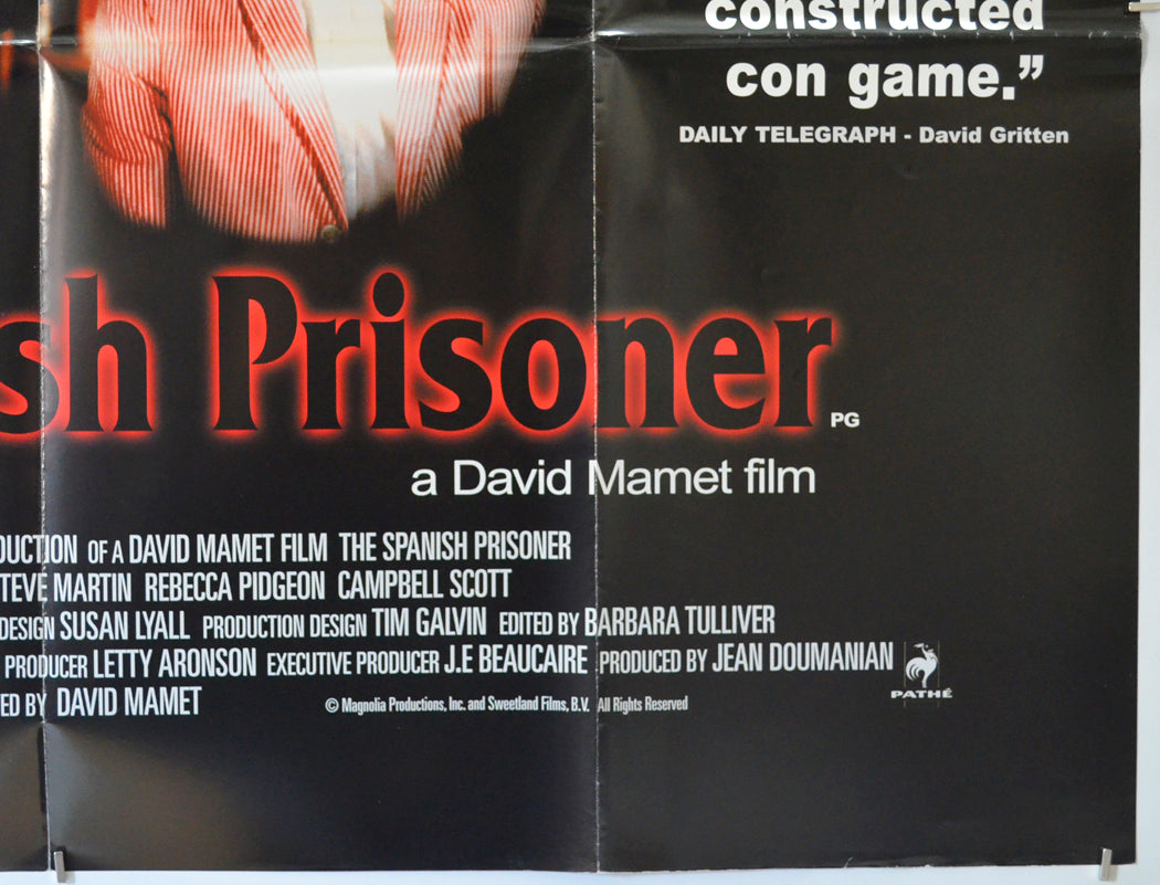 THE SPANISH PRISONER (Bottom Right) Cinema Quad Movie Poster 