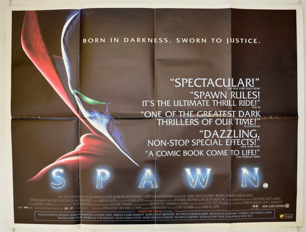 Spawn Original Quad Poster - Film Poster - Movie Poster  