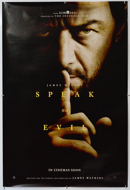 Speak No Evil - Original One Sheet Poster - Film Poster - Movie Poster 