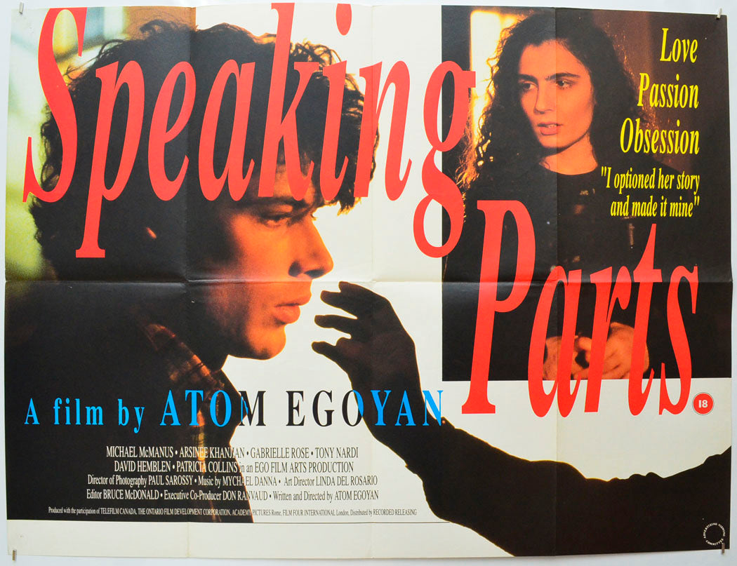 Speaking Parts Original Quad Poster - Film Poster - Movie Poster