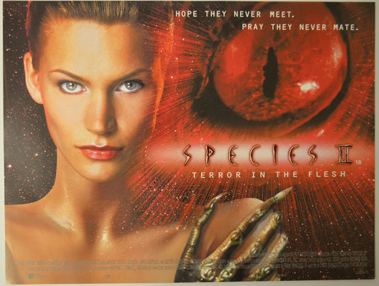 Species II Original Mini Quad Poster - Film Poster - Movie Poster